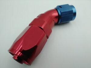 F3006045 45 Deg Reusable Connector - AN-6JIC Swivel